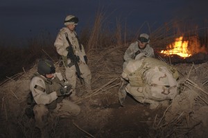 US soldiers finding an IED. Think of how many lives they saved, or possibly saved