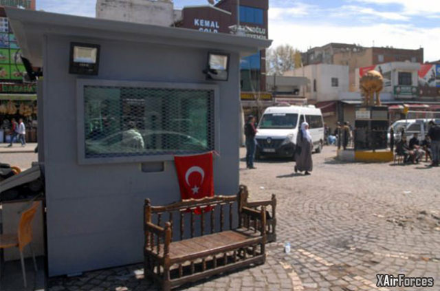 Diyarbakir Sur'da Polise Sur gibi Nobet Kulubesi