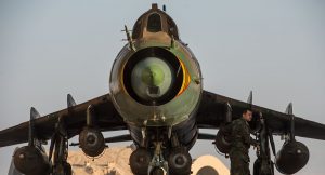 Suriye Hava Kuvvetleri Su-22 Fitter Savaş uçağı