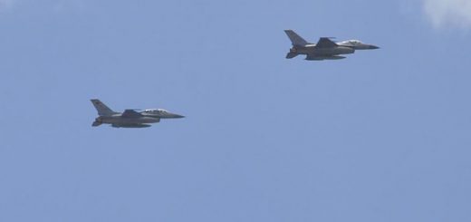THK F-16'ları Amasyada prova uçuşunda