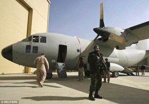 Base: The refurbished planes were stored at Kabul International Airport for years but have now been scrapped