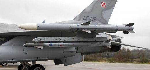 Polish F-16C Block 52 with AIM-9X-and- CTAM-120C AMRAAM missile