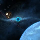 A modified alien planet might exhibit unique electromagnetic signals,
