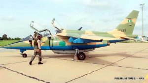 Nigerian Air Force Alpha Fighter Jet (NAF 477)