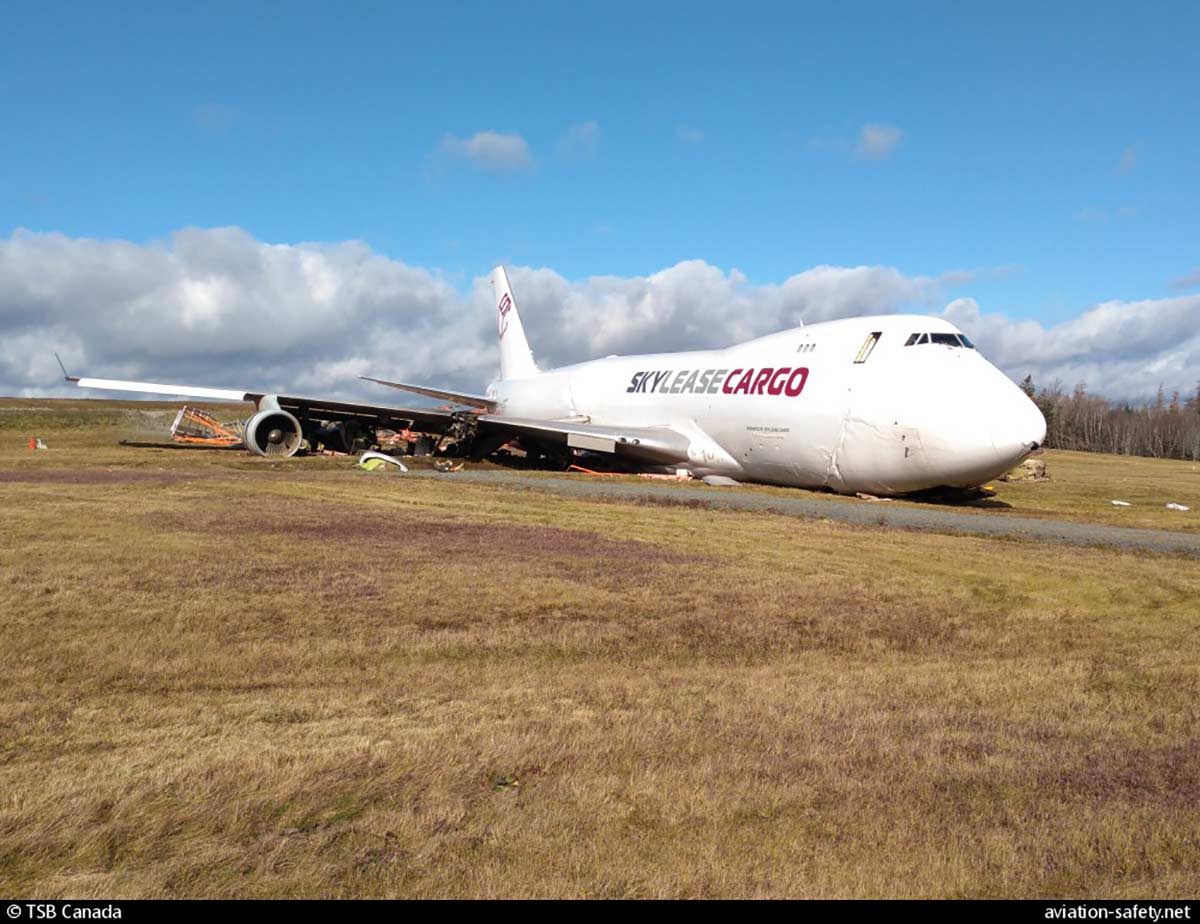 Sky Lease Cargo Boeing 747-412F accident at Halifax. 7 Nov 2018