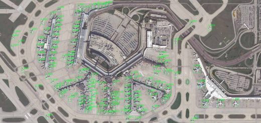 US Large airplanes automatically identified at Chicago's O'Hare Airport
