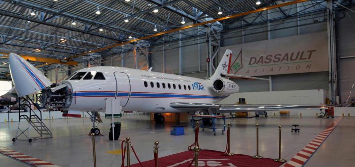 German Aerospace Center Dassault DLR IS­TAR re­search air­craft 20 February 2020.