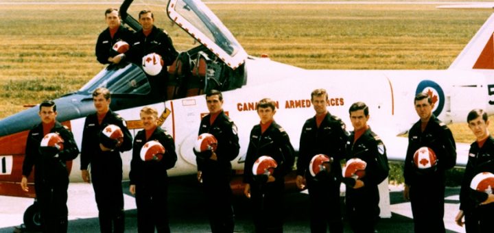 RCAF Snowbirds team 1971