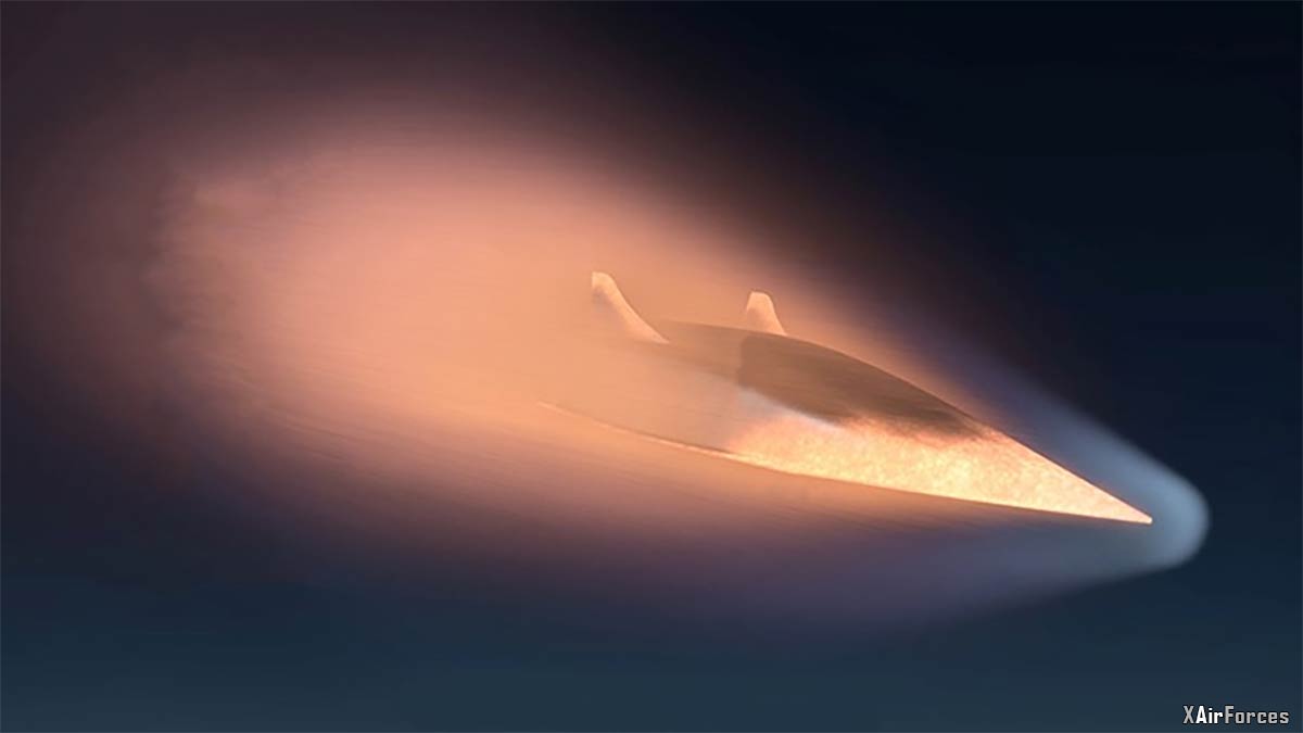 U.S. Air Force Lockheed Martin AGM-183A ARRW Hypersonic Boosted Test Flight