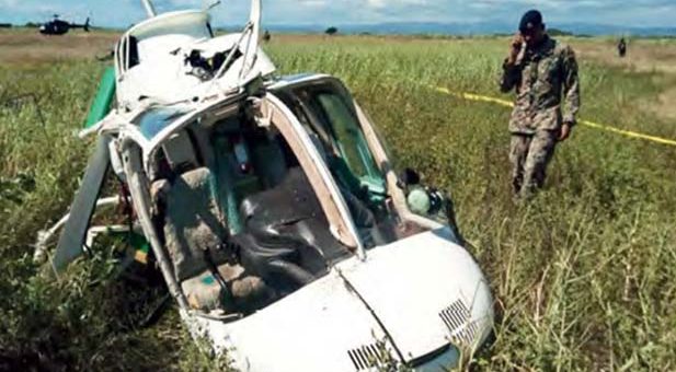 Jamaica DFAW Bell 206B-3 JetRanger III crash-landing