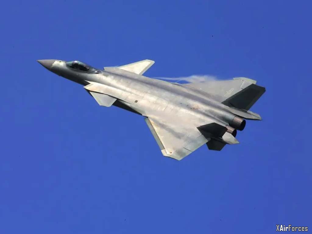 A J-20 stealth fighter of China 