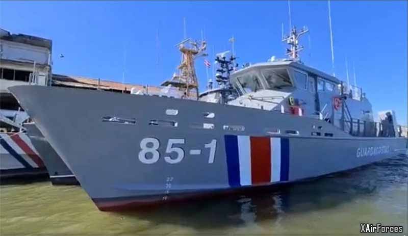 2023 03 01 Costa Rica receives new NCPV to bolster maritime security