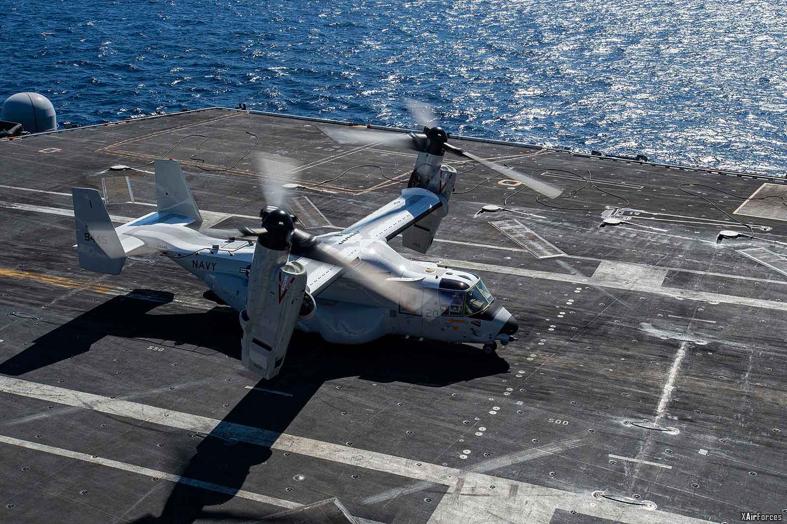 2023 04 04 CMV-22B Osprey Strengthens U.S. Navy Carrier Operations