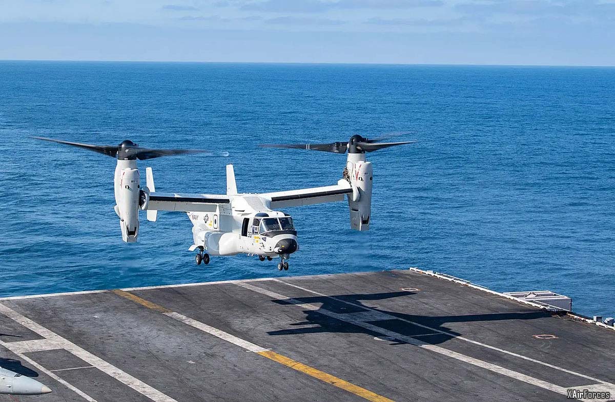 2023 04 04 CMV-22B Osprey Strengthens U.S. Navy Carrier Operations